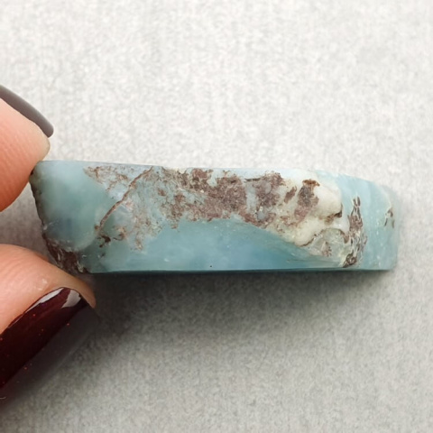 Larimar cięty surowy 30x15 mm nr 78