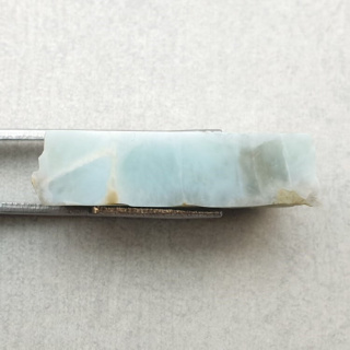 Larimar cięty surowy 32x16 mm nr 156