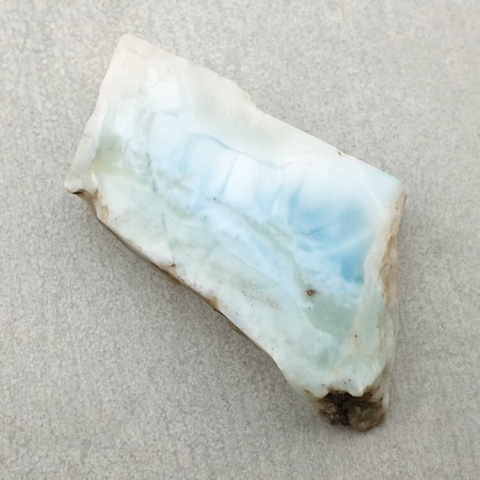 Larimar cięty surowy 33x19 mm nr 141