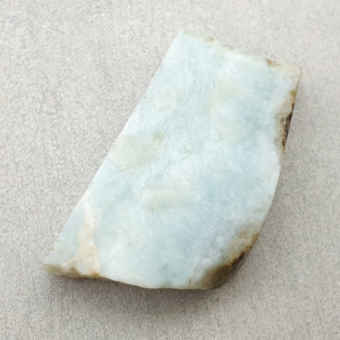 Larimar cięty surowy 33x21 mm nr 136