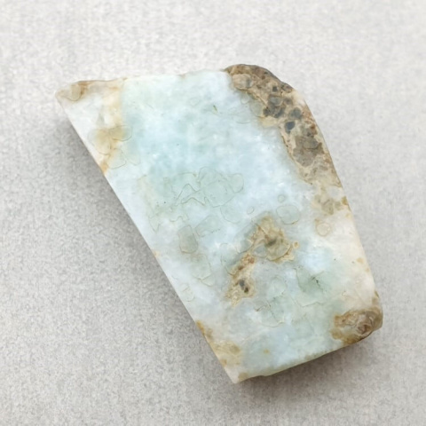 Larimar cięty surowy 33x21 mm nr 136