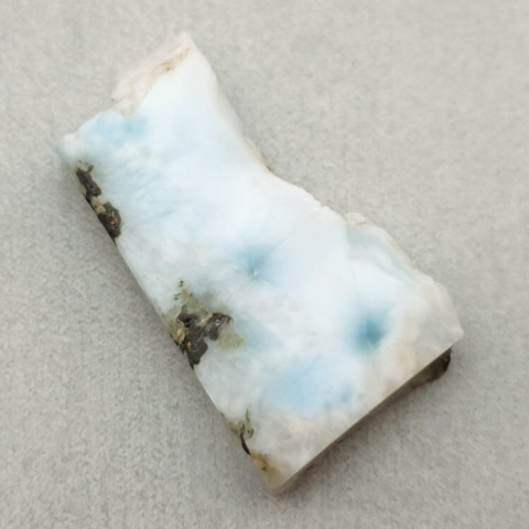 Larimar cięty surowy 35x19 mm nr 106