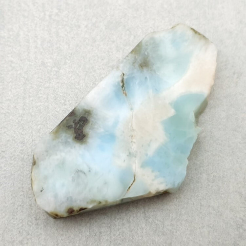 Larimar cięty surowy 38x21 mm nr 157