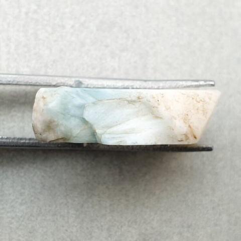 Larimar cięty surowy 19x16 mm nr 196