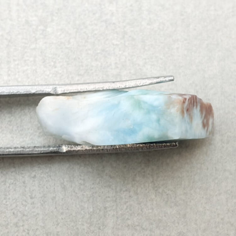 Larimar cięty surowy 21x15 mm nr 188