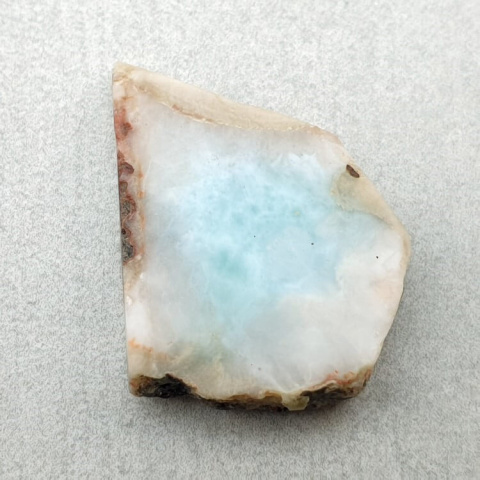 Larimar cięty surowy 27x18 mm nr 184