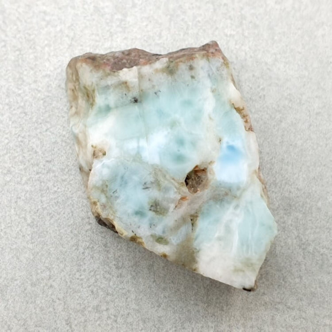 Larimar cięty surowy 28x17 mm nr 182