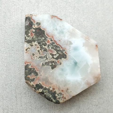 Larimar cięty surowy 30x23 mm nr 176