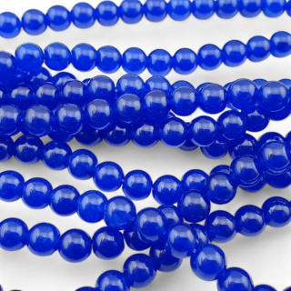 Jadeit royal blue kula 8 mm sznur