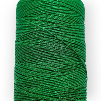 Sznurek metaliczny skręcany 0,8 mm 5 m green