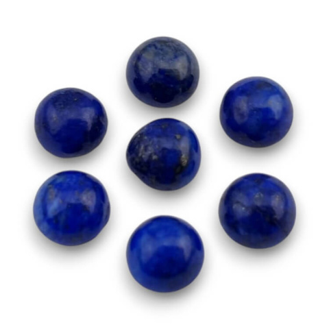 Lapis lazuli kaboszon fi 8 mm 1 szt Lapis lazuli kaboszon fi 8 mm 1 szt