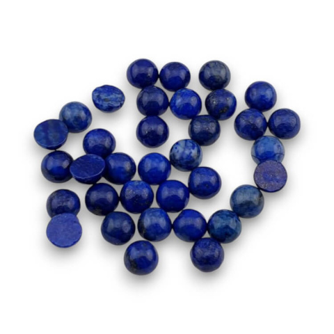 Lapis lazuli kaboszon fi 8 mm 1 szt Lapis lazuli kaboszon fi 8 mm 1 szt