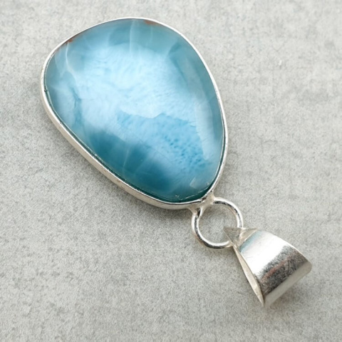 Larimar zawieszka 22x16 mm nr 183