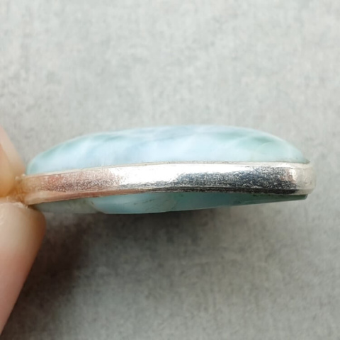 Larimar zawieszka 25x17 mm nr 177