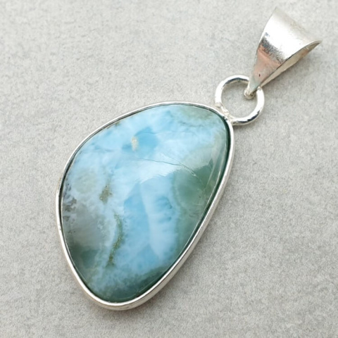 Larimar zawieszka 25x17 mm nr 204