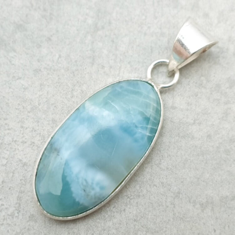 Larimar zawieszka 28x15 mm nr 197