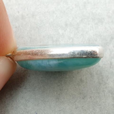 Larimar zawieszka 21x17 mm nr 258