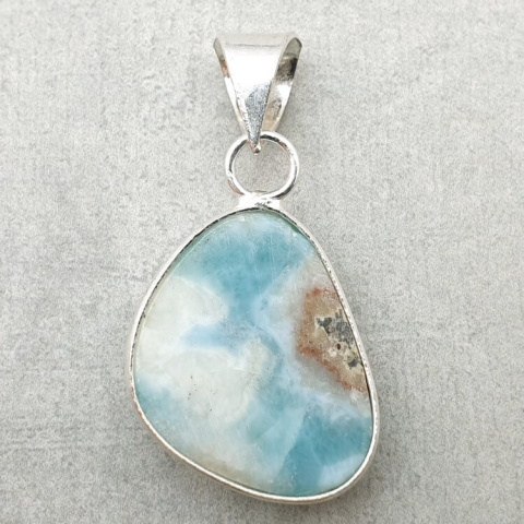 Larimar zawieszka 22x17 mm nr 251