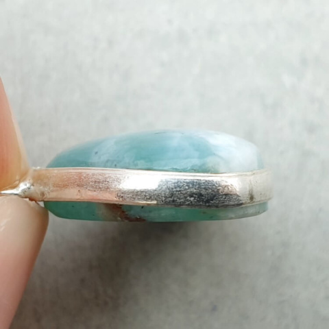 Larimar zawieszka 22x19 mm nr 259