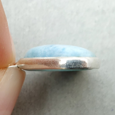 Larimar zawieszka 23x16 mm nr 253