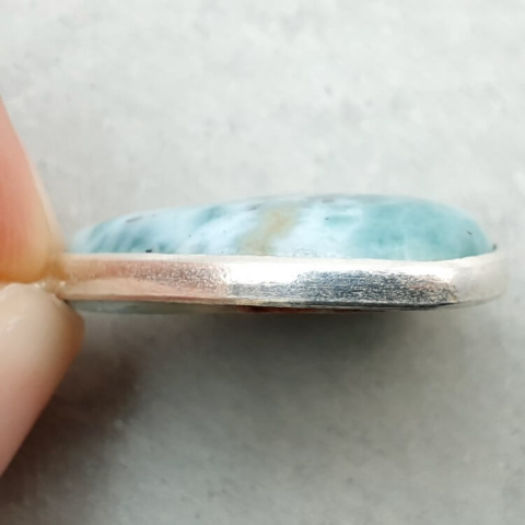 Larimar zawieszka 23x17 mm nr 255