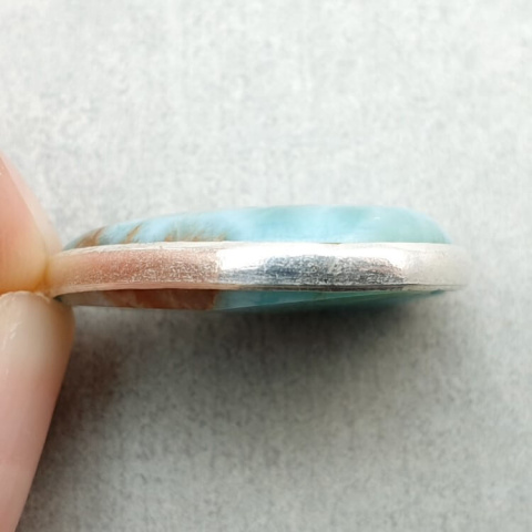 Larimar zawieszka 23x18 mm nr 242