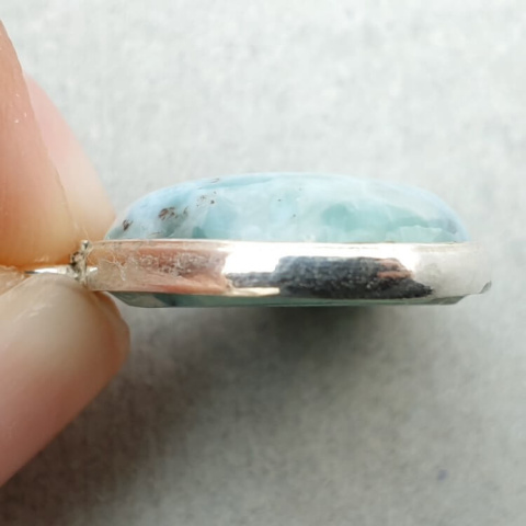 Larimar zawieszka 23x19 mm nr 252