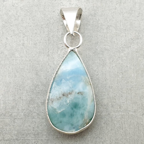 Larimar zawieszka 24x14 mm nr 246