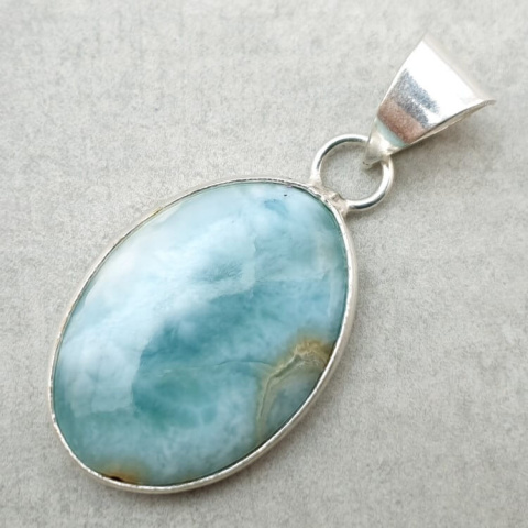 Larimar zawieszka 24x17 mm nr 217