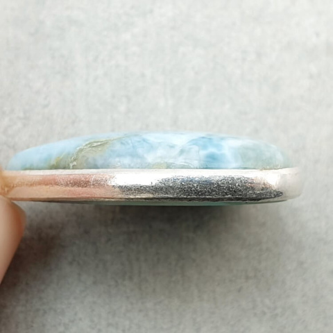 Larimar zawieszka 25x16 mm nr 241