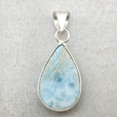 Larimar zawieszka 25x16 mm nr 241