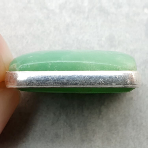 Chryzopraz zawieszka 21x16 mm nr 95