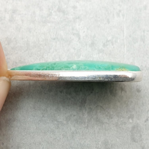 Chryzopraz zawieszka 32x16 mm nr 163 Chryzopraz zawieszka 32x16 mm nr 163