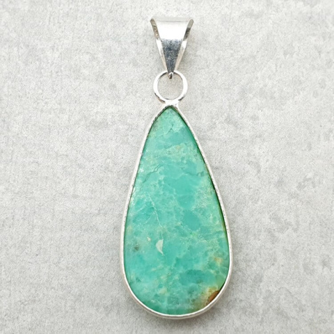 Chryzopraz zawieszka 32x16 mm nr 163 Chryzopraz zawieszka 32x16 mm nr 163