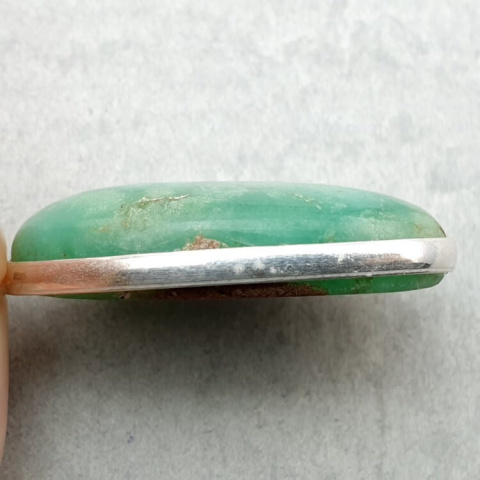 Chryzopraz zawieszka 32x18 mm nr 104