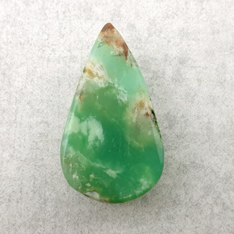 Chryzopraz kaboszon 21x12 mm nr 198