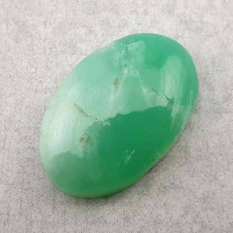 Chryzopraz kaboszon 25x17 mm nr 167