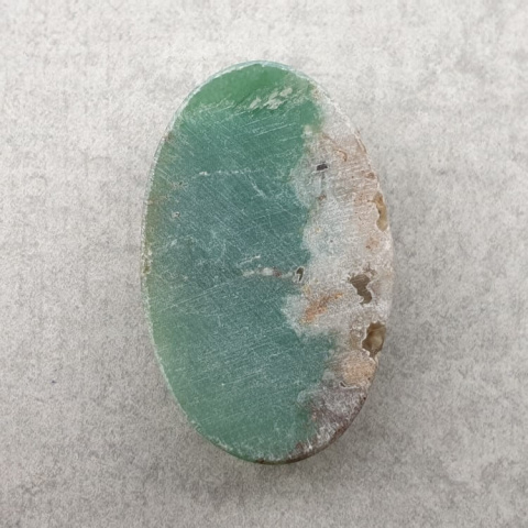 Chryzopraz kaboszon 26x16 mm nr 161