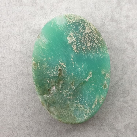 Chryzopraz kaboszon 27x19 mm nr 150