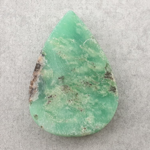 Chryzopraz kaboszon 32x23 mm nr 144