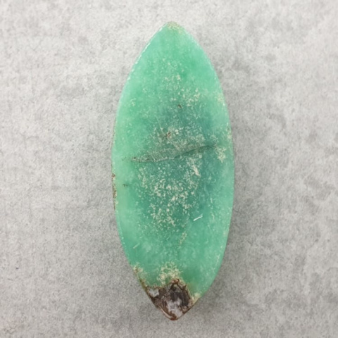 Chryzopraz kaboszon 33x14 mm nr 151