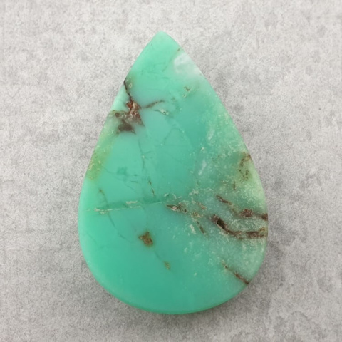 Chryzopraz kaboszon 33x22 mm nr 152