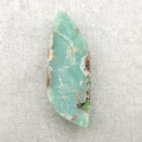 Chryzopraz kaboszon 34x13 mm nr 175