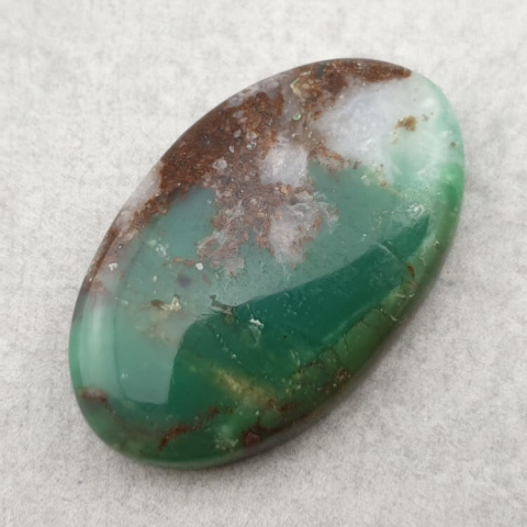 Chryzopraz kaboszon 34x21 mm nr 147