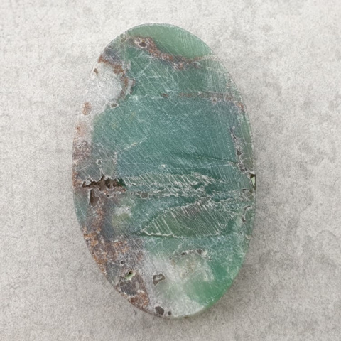 Chryzopraz kaboszon 34x21 mm nr 147