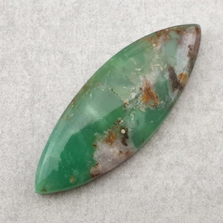 Chryzopraz kaboszon 44x16 mm nr 158