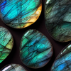 Labradorite stones