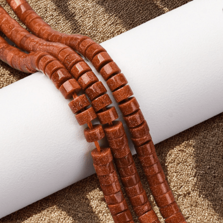 Beads heishi made of natural stones