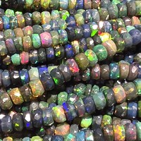 Opal etiopski czarny oponka 4